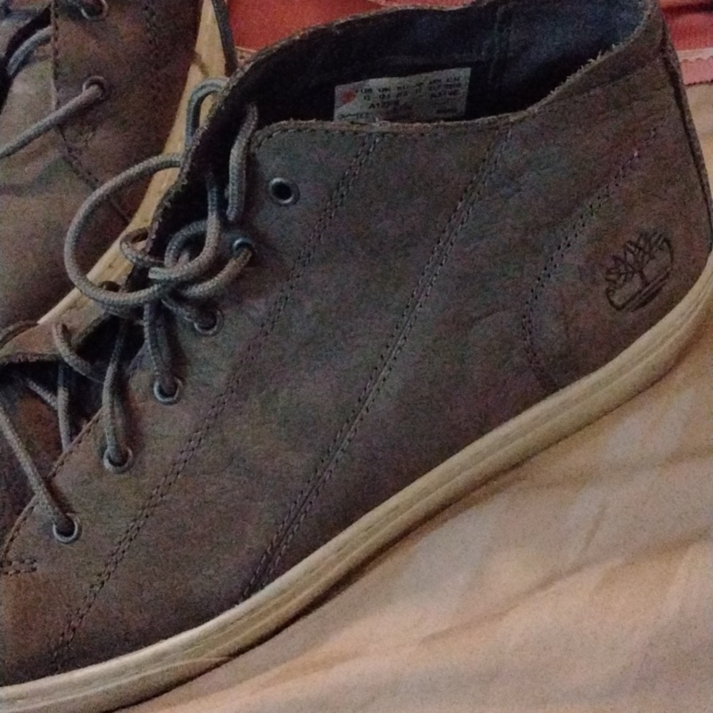 TIMBERLANDS GREY SUEDE, DESERT BOOT SIZE 13